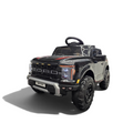 Voiture électrique enfant Petit Pilote Ford Raptor noire 12V avec design robuste et phares LED réalistes