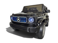 Voiture électrique enfant Petit Pilote Mercedes EQG noire avec calandre lumineuse LED et phares fonctionnels
