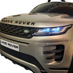 Voiture électrique enfant Petit Pilote Range Rover Evoque gris métallisé avec phares LED allumés