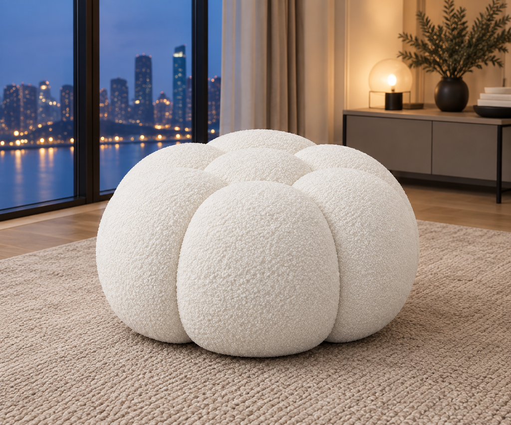 Rousseau — Pouf compressé