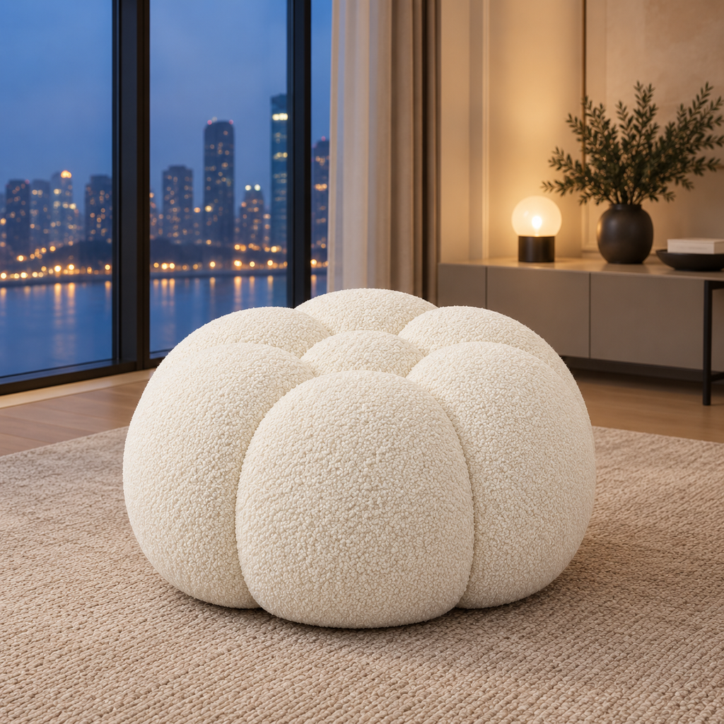Rousseau — Pouf compressé