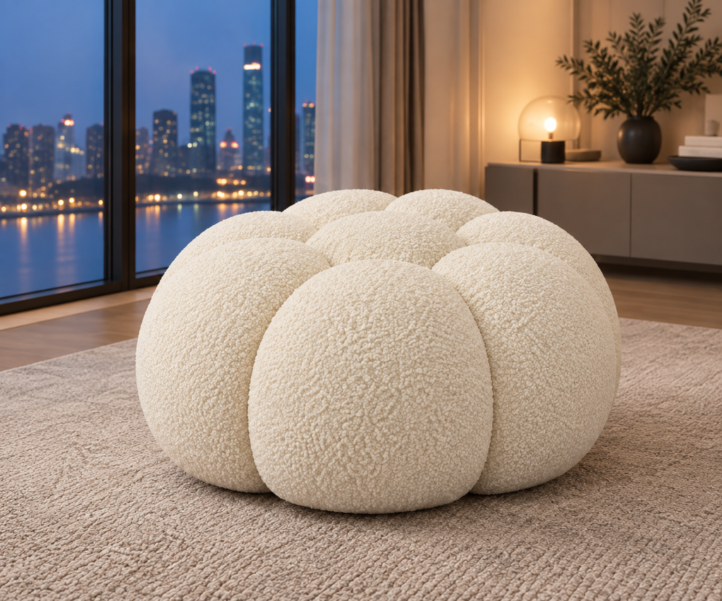 Rousseau — Pouf compressé
