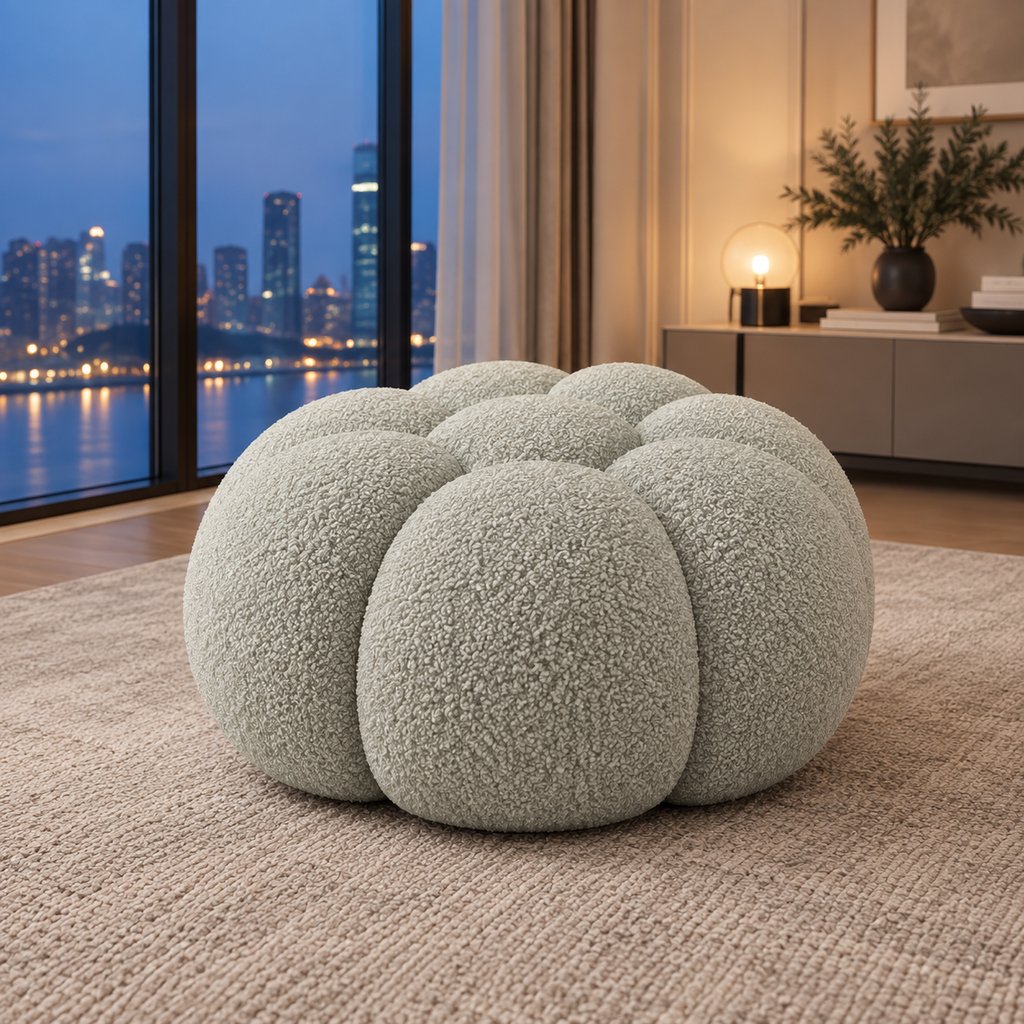 Rousseau — Pouf compressé