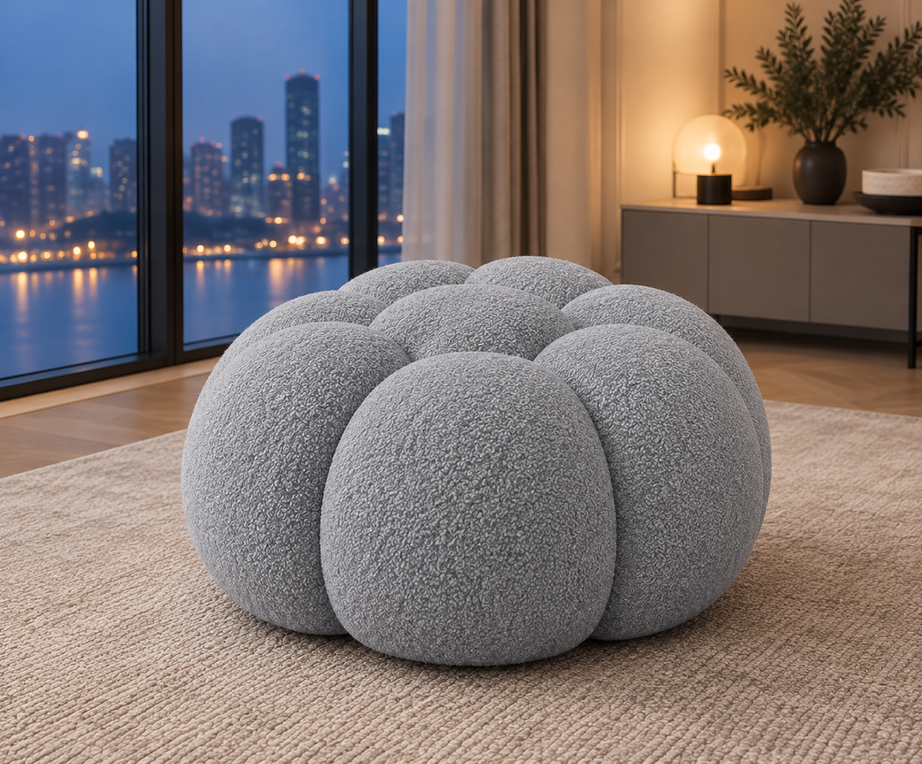Rousseau — Pouf compressé