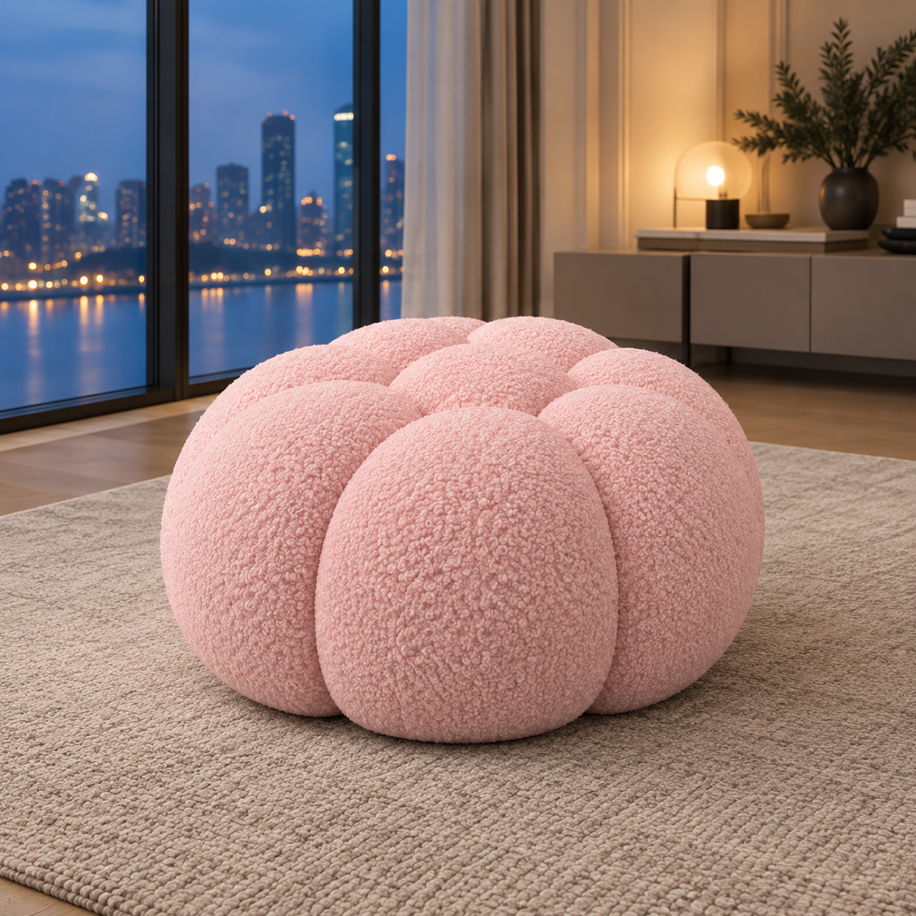 Rousseau — Pouf compressé