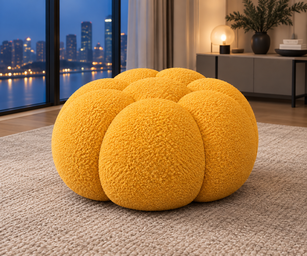 Rousseau — Pouf compressé