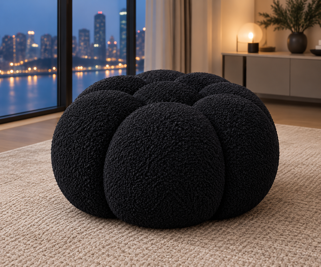 Rousseau — Pouf compressé