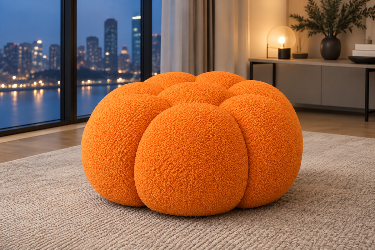 Rousseau — Pouf compressé