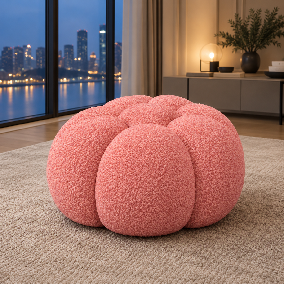 Rousseau — Pouf compressé