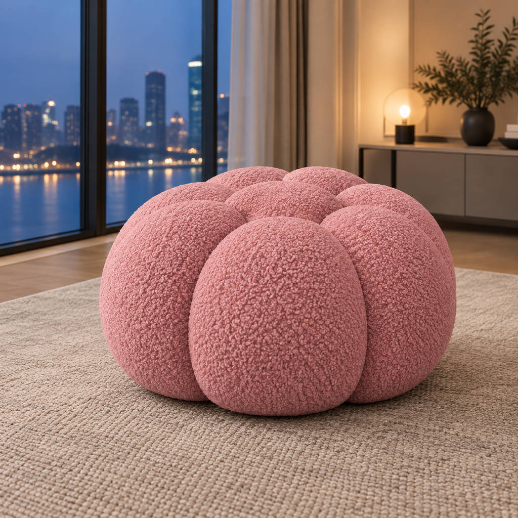 Rousseau — Pouf compressé