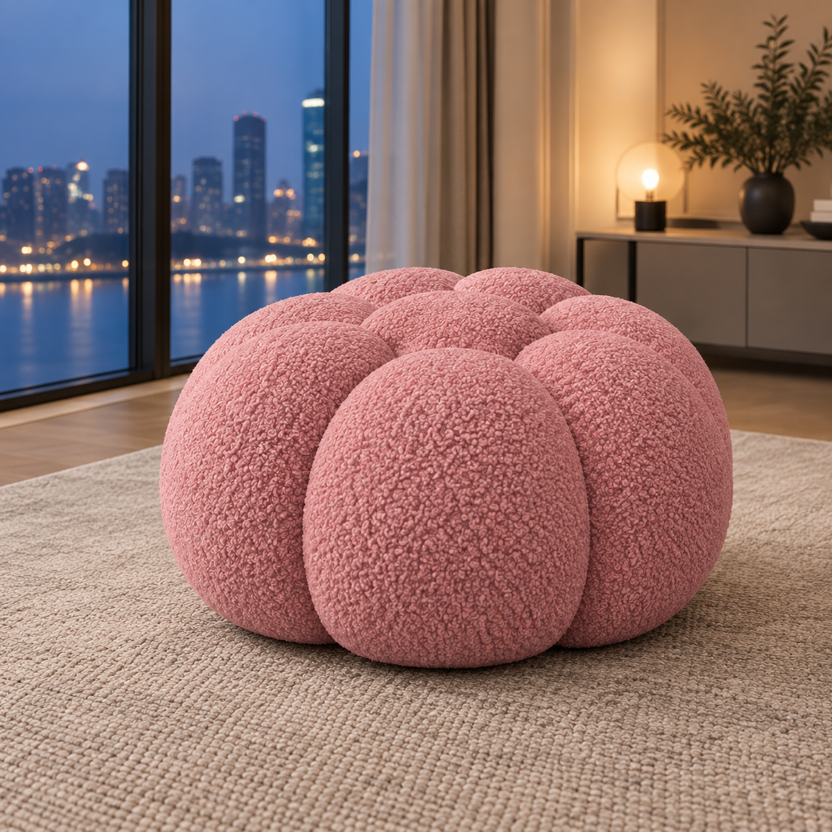 Rousseau — Pouf compressé