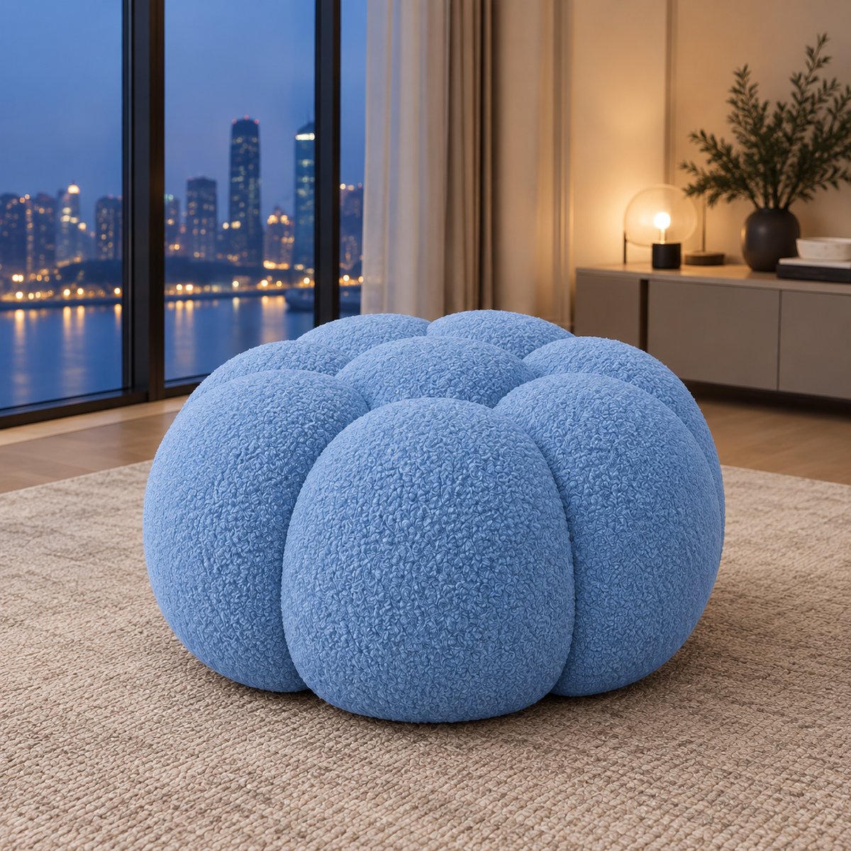 Rousseau — Pouf compressé